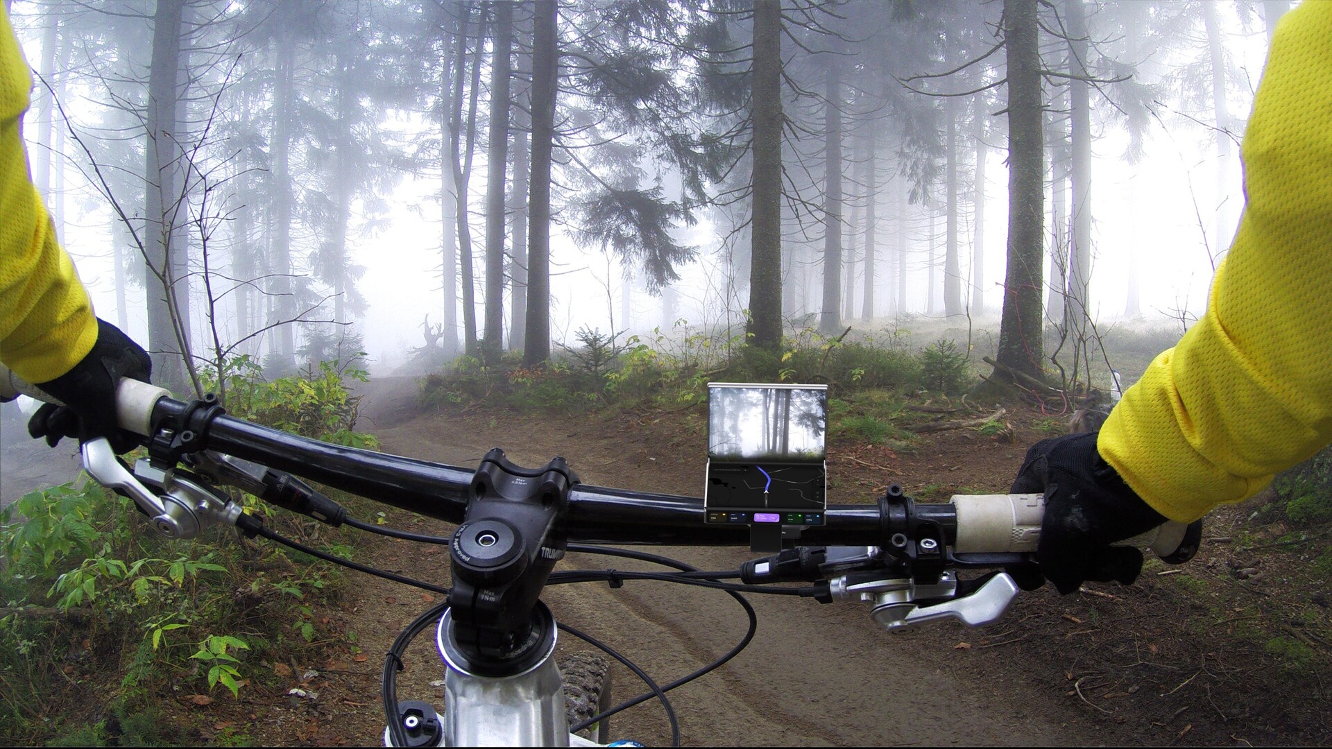 Smartphone plegable para ciclismo