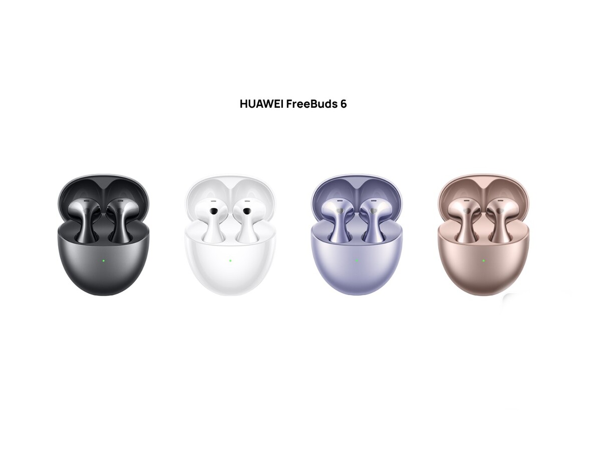 Colores de Huawei FreeBuds 6 Colores de Huawei FreeBuds 6