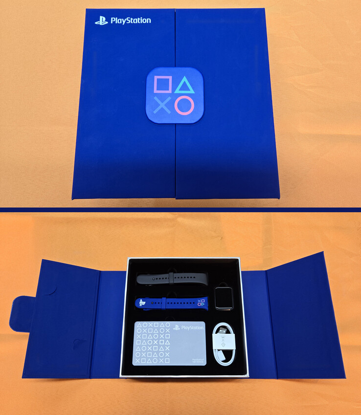 Embalaje y contenido de la caja del rastreador de fitness PlayStation