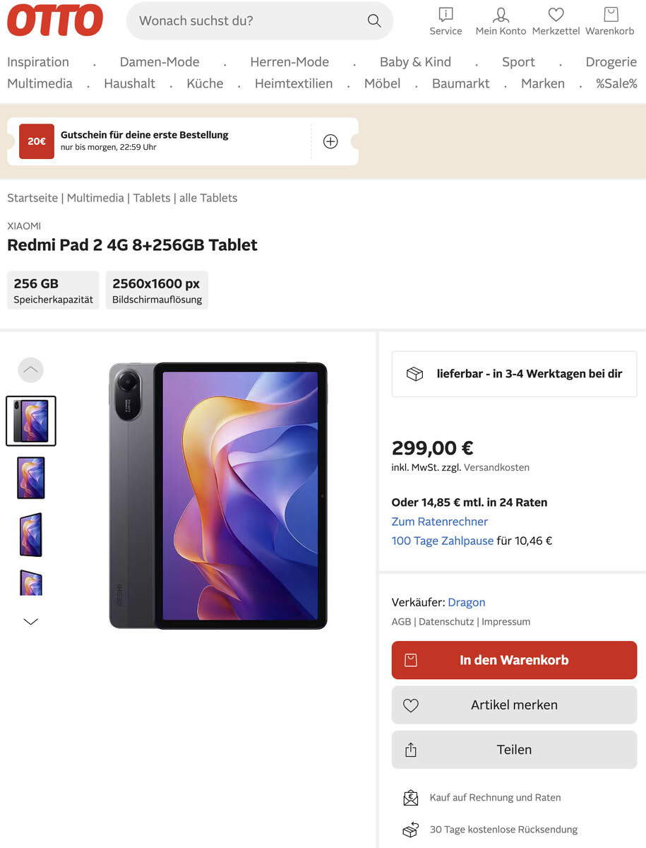 Xiaomi Redmi Pad 2 - precio y configuraciones Xiaomi Redmi Pad 2 - precio y configuraciones