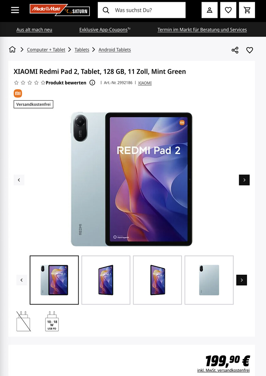 Xiaomi Redmi Pad 2 - especificaciones técnicas Xiaomi Redmi Pad 2 - especificaciones técnicas