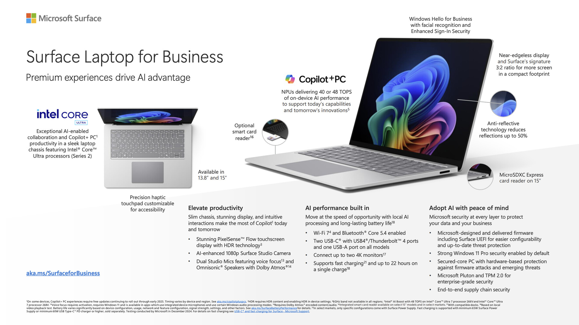 Surface Laptop 11, mostrado desde abajo Surface Laptop 11, mostrado desde abajo