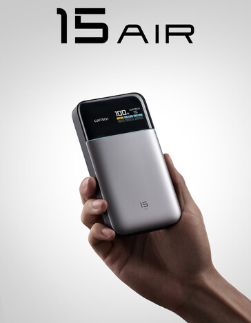 Diseño del Cuktech Power Bank 15 Air Diseño del Cuktech Power Bank 15 Air