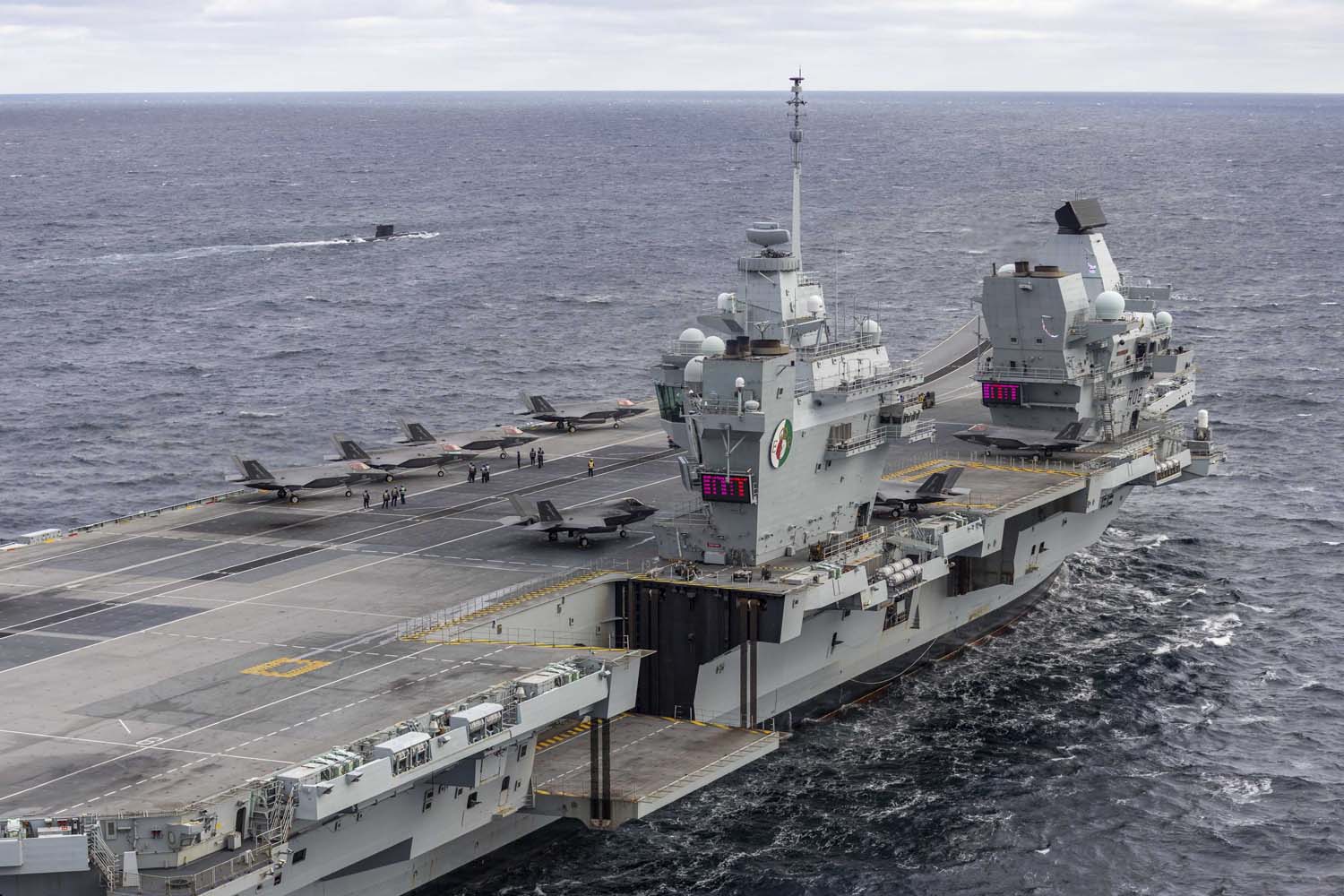 El portaaviones británico HMS Queen Elizabeth, que transporta cazas de quinta generación F-35B Lightning II, se ha transferido al mando de la OTAN por primera vez en la historia-11 El portaaviones británico HMS Queen Elizabeth, que transporta cazas de quinta generación F-35B Lightning II, se ha transferido al mando de la OTAN por primera vez en la historia-11