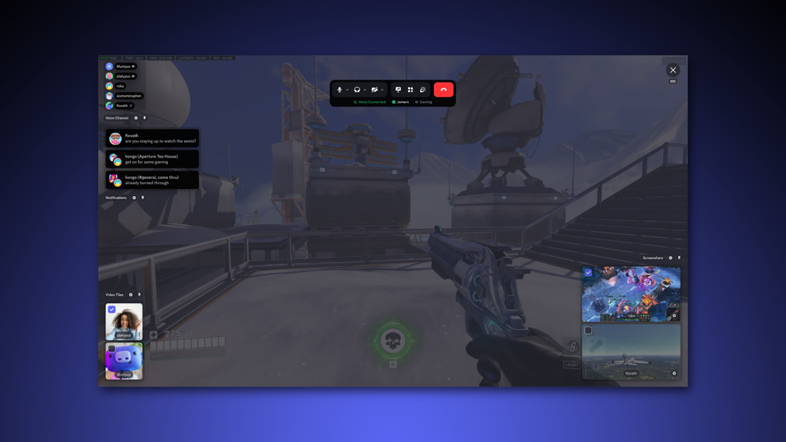 Nueva salida de Discord por encima del juego (superposición)