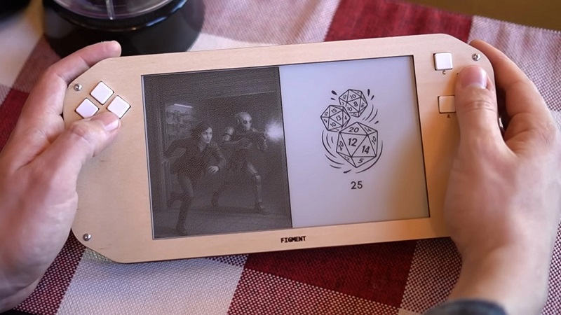 Figment - una consola de juegos portátil con pantalla E Ink Figment - una consola de juegos portátil con pantalla E Ink