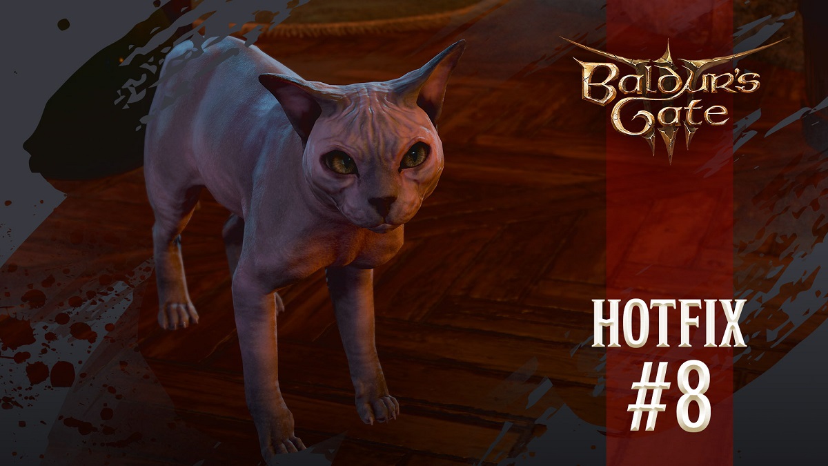 Nuevo hotfix para Baldur's Gate 3: corrección de bugs, errores críticos y el gato calvo por fin vuelve a ser calvo. Nuevo hotfix para Baldur's Gate 3: corrección de bugs, errores críticos y el gato calvo por fin vuelve a ser calvo.