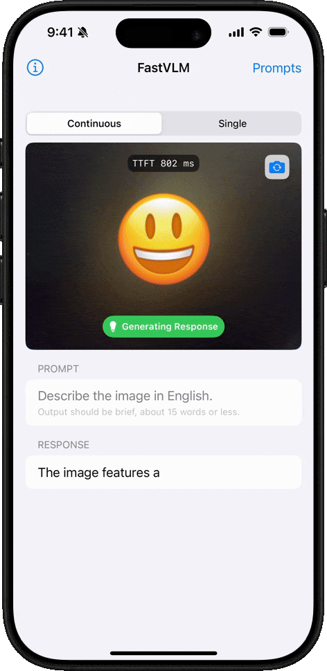 Procesamiento de imágenes FastVLM - emoji Procesamiento de imágenes FastVLM - emoji