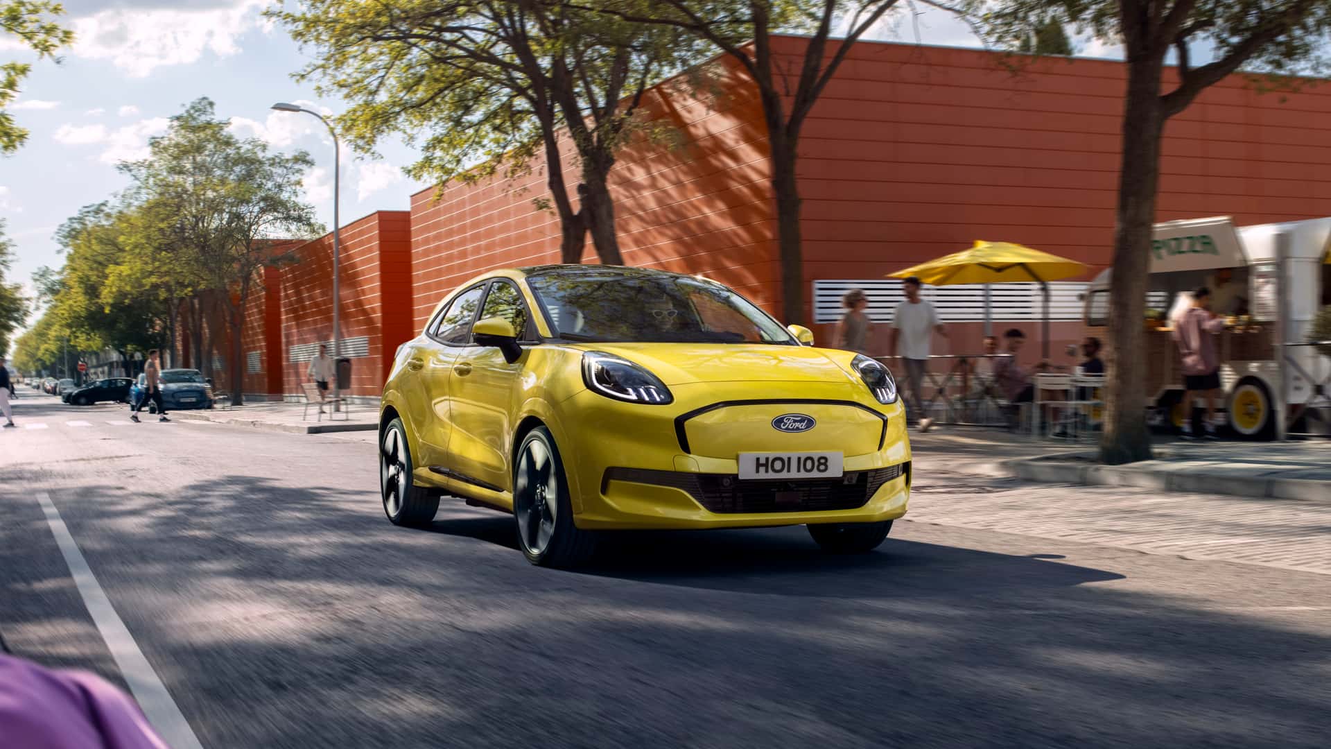 Las líneas dinámicas y la forma del Ford Puma Gen-E