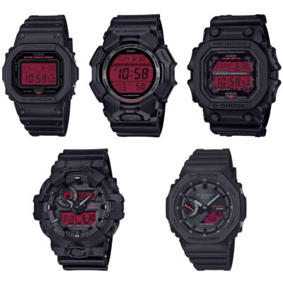 G-Shock GBX100S ya está disponible en Europa - un reloj de surf con un nuevo diseño Reloj G-Shock en negro con rojo