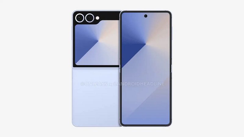 Render del smartphone Samsung Galaxy Flip 7 Render del smartphone Samsung Galaxy Flip 7