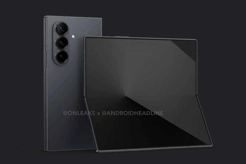 Galaxy Z Fold 7 render filtrado Galaxy Z Fold 7 render filtrado
