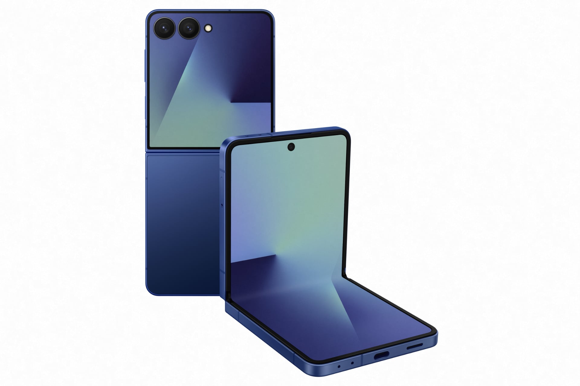Samsung Galaxy Flip7 en forma cerrada Samsung Galaxy Flip7 en forma cerrada