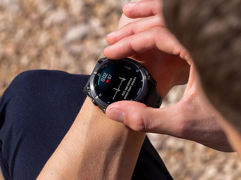 Aplicación Garmin para electrocardiograma (ECG)
