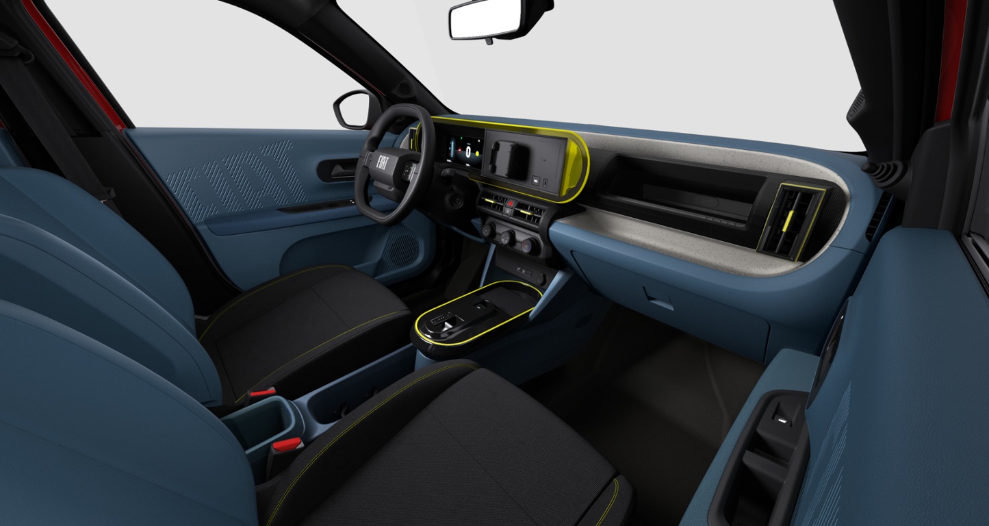 Interior del Fiat Grande Panda Interior del Fiat Grande Panda