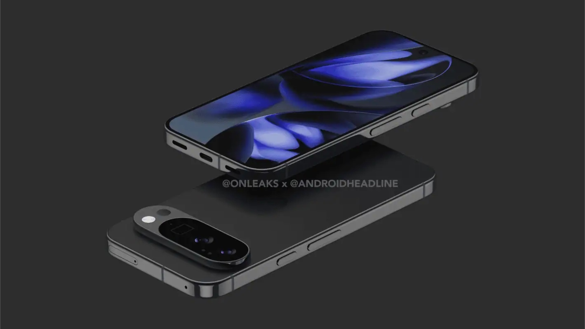 Concepto del Google Pixel 10 Pro en color negro Concepto del Google Pixel 10 Pro en color negro