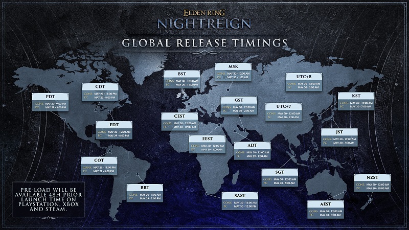 Elden Ring Nightreign Imagen promocional de Elden Ring Nightreign.