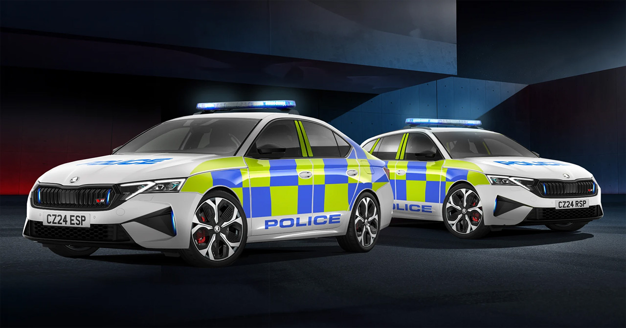 Octavia vRS actualizado en versión policial
