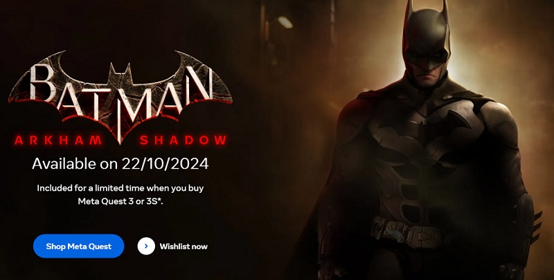 Se ha revelado la fecha de lanzamiento del juego de realidad virtual Batman: Arkham Shadow, una ambiciosa exclusiva para el casco Meta Quest 3.-2 Se ha revelado la fecha de lanzamiento del juego de realidad virtual Batman: Arkham Shadow, una ambiciosa exclusiva para el casco Meta Quest 3.-2