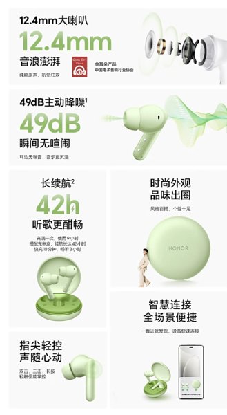 Honor Earbuds A Pro Honor Earbuds A Pro - especificaciones