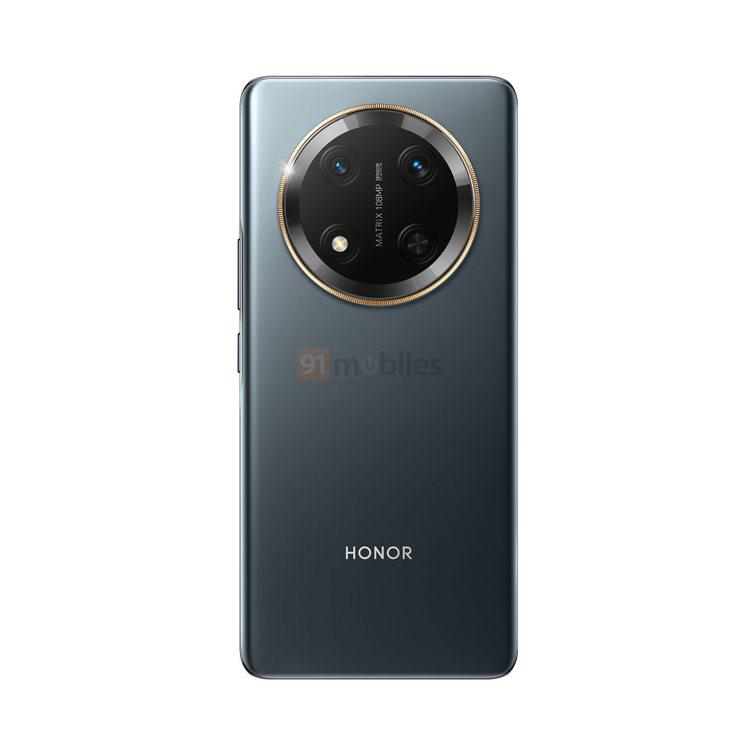 Honor Magic 7 Lite en gris desde un ángulo diferente Honor Magic 7 Lite en gris desde un ángulo diferente