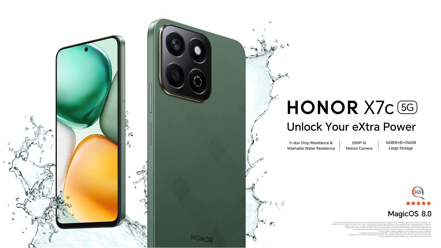 HONOR X7c 5G Product Page