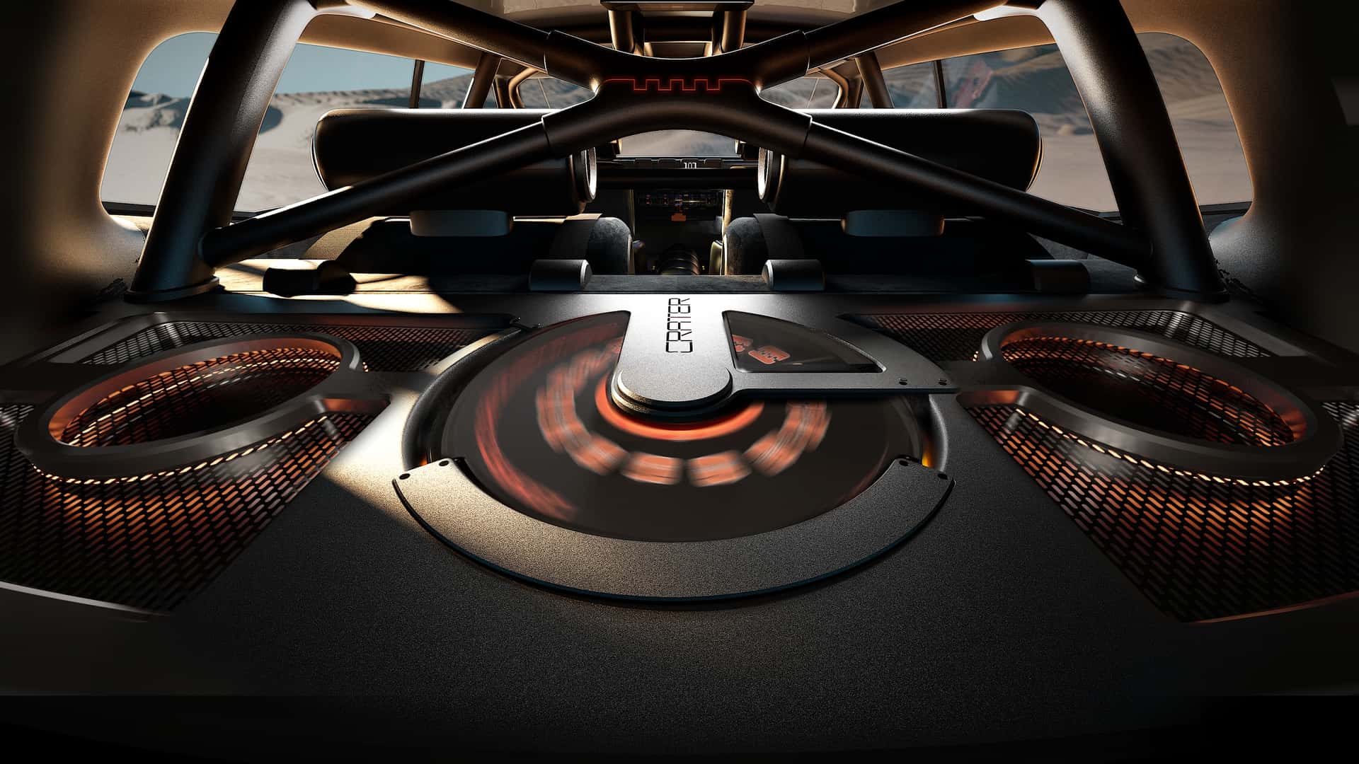 Unidad cilíndrica dentro del Crater