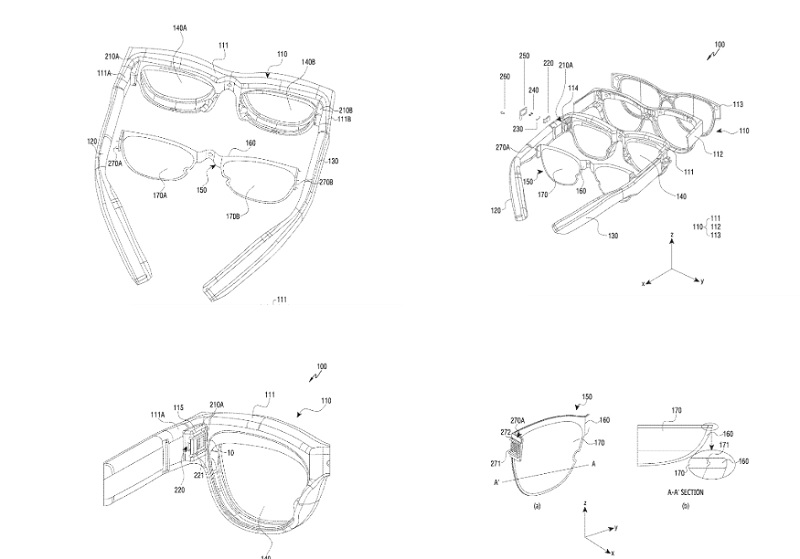 Dibujo del sistema de lentes Samsung Dibujo del sistema de lentes Samsung