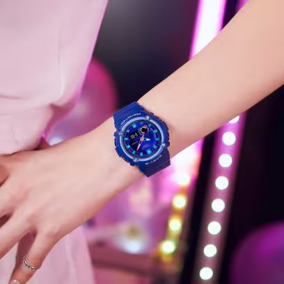 Relojes Casio con diseño arco iris