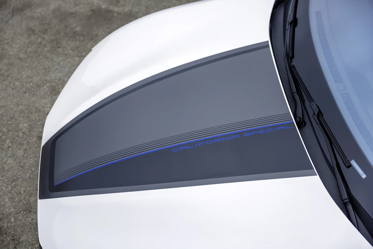 Ford Mustang Mach-E California Special hood Ford Mustang Mach-E California Special hood