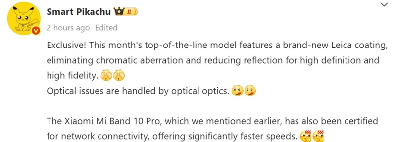 Imagen de información de Smart Pikachu sobre Xiaomi 17 Ultra