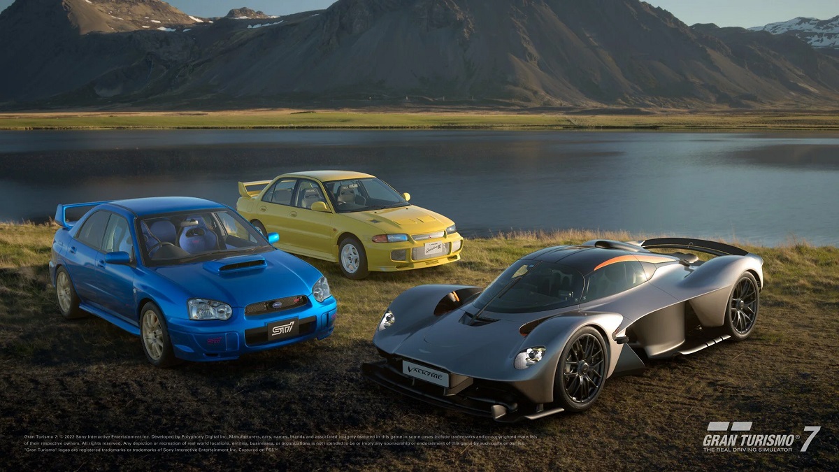 Los desarrolladores de Gran Turismo 7 han añadido tres coches emblemáticos al juego en una actualización de junio: el Aston Martin Valkyrie, el Mitsubishi Lancer y el Subaru Impreza, además de muchos contenidos nuevos. Los desarrolladores de Gran Turismo 7 han añadido tres coches emblemáticos al juego en una actualización de junio: el Aston Martin Valkyrie, el Mitsubishi Lancer y el Subaru Impreza, además de muchos contenidos nuevos.