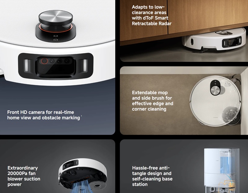 Xiaomi Robot Vacuum 5 Pro en el interior