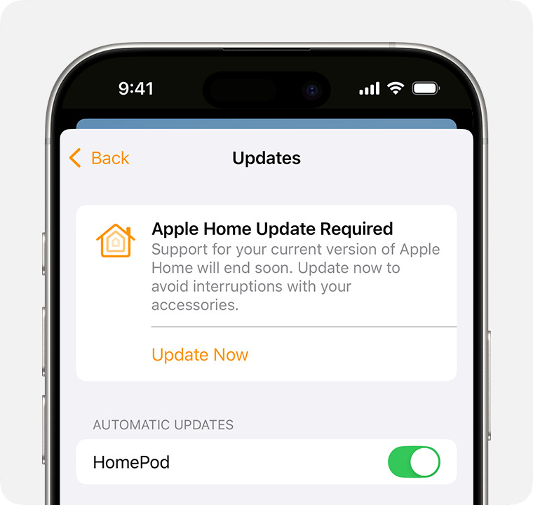 Actualizar la app Casa Actualizar la app Casa