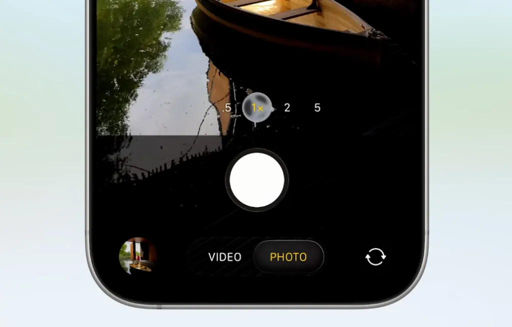 Acceso a los modos de Foto y Video en iOS 26 Acceso a los modos de Foto y Video en iOS 26