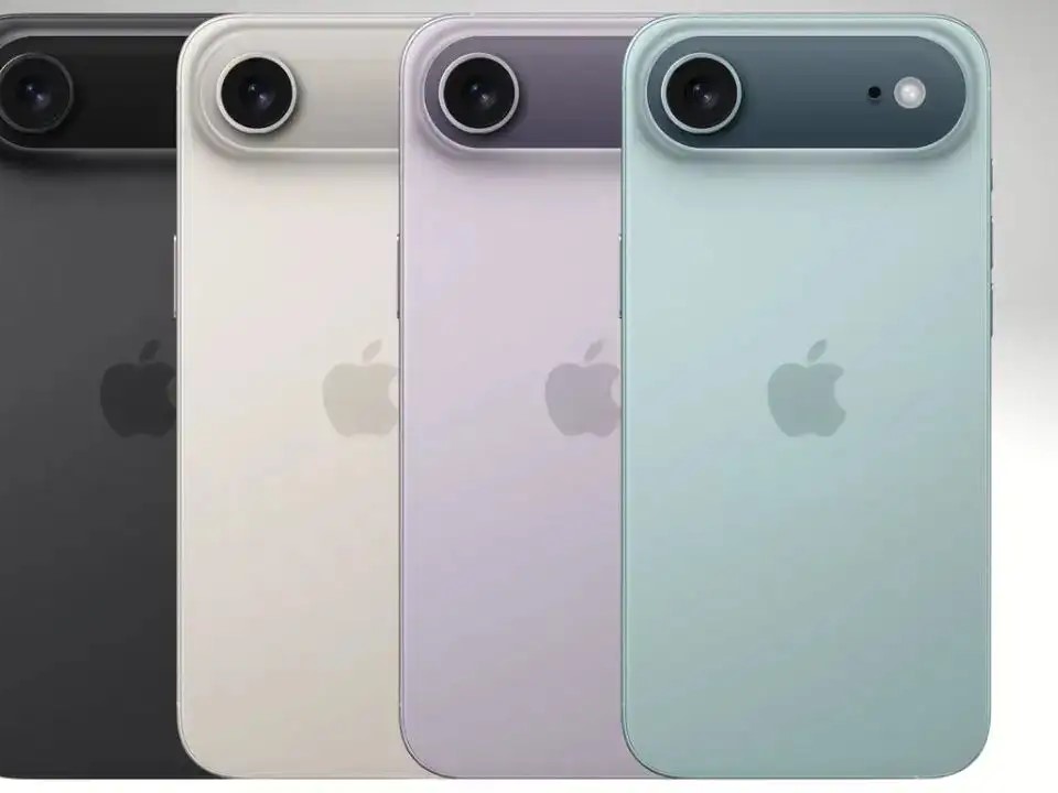 Paleta de colores del iPhone 17 Air