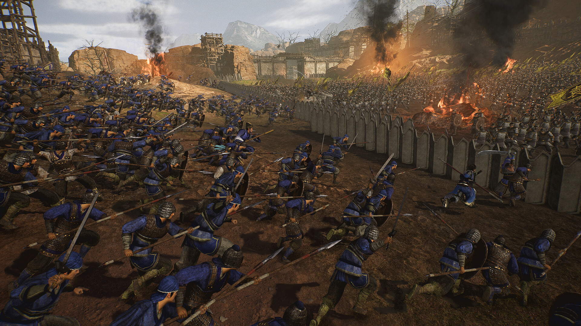 La batalla en DYNASTY WARRIORS: ORIGINS La batalla en DYNASTY WARRIORS: ORIGINS