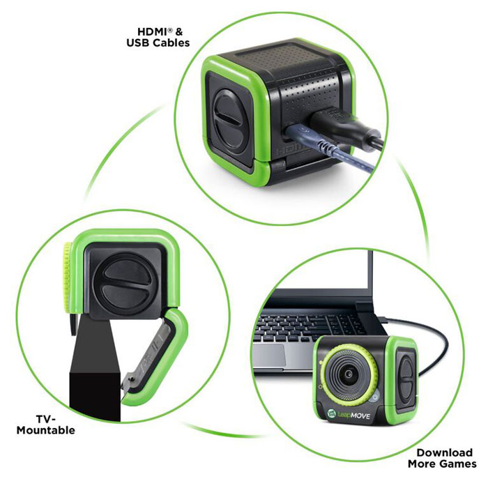 The LeapMove camera tracks movement