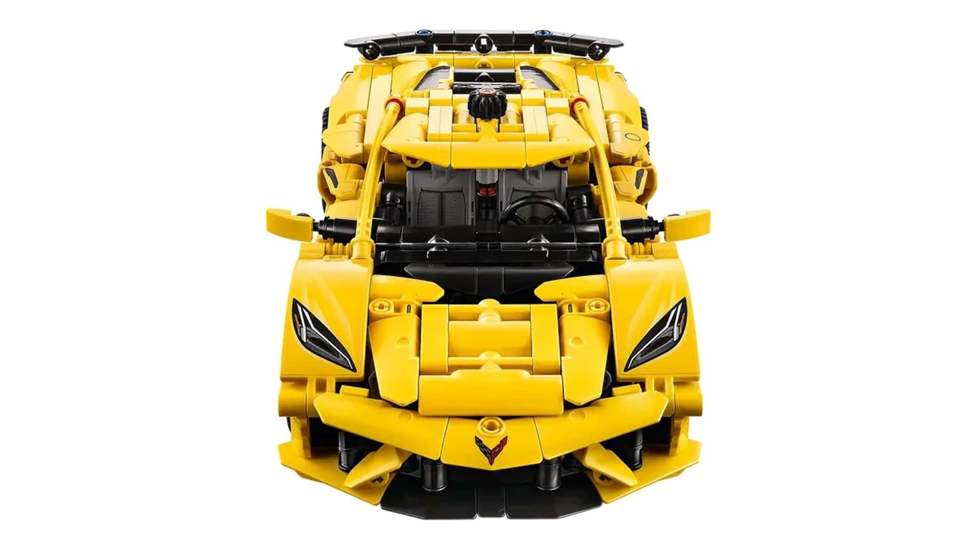 Modelo Lego Technic Corvette Stingray C8 en vista lateral Modelo Lego Technic Corvette Stingray C8 en vista lateral