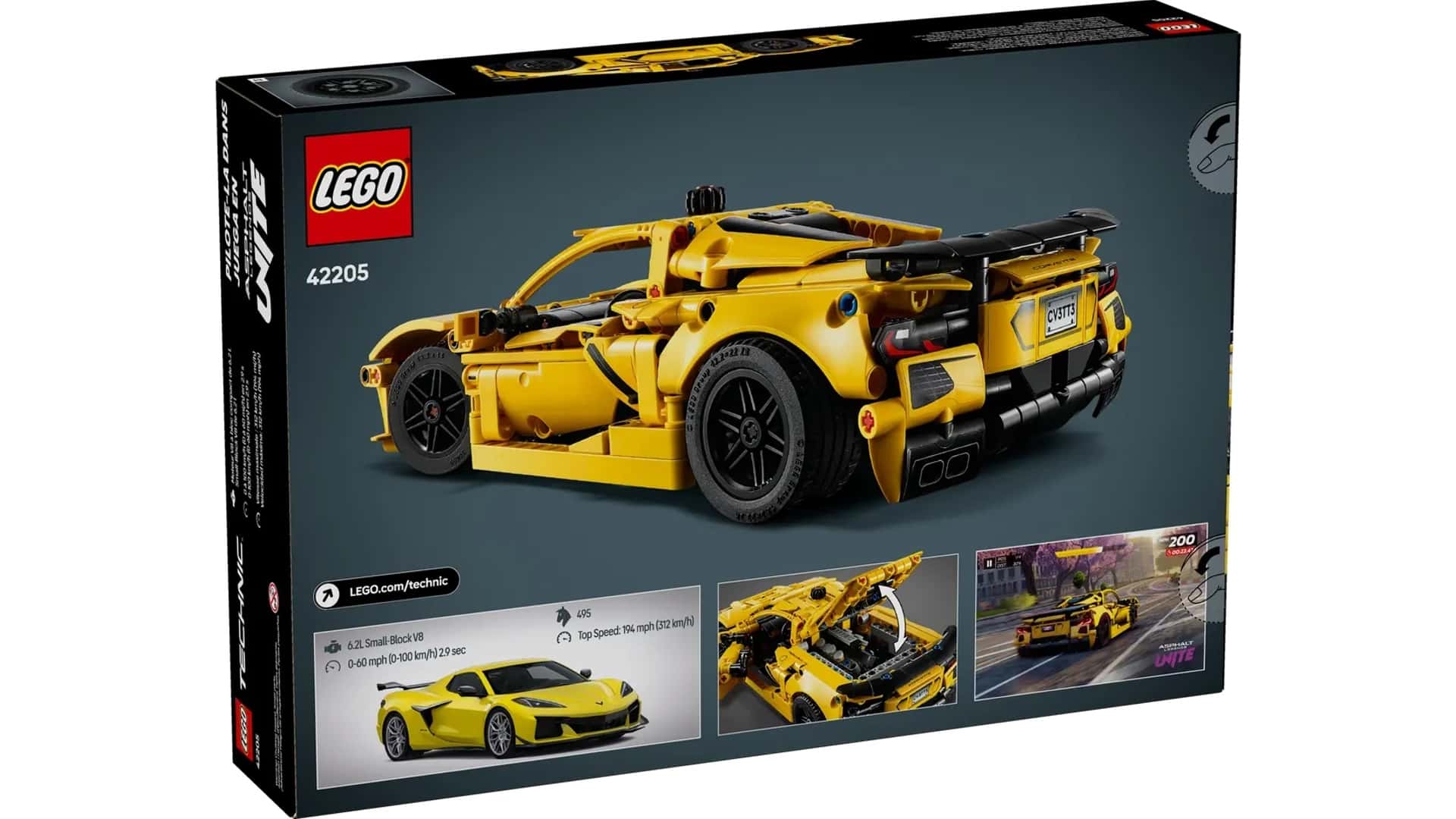 Modelo completo Lego Technic Corvette Stingray C8 Modelo completo Lego Technic Corvette Stingray C8