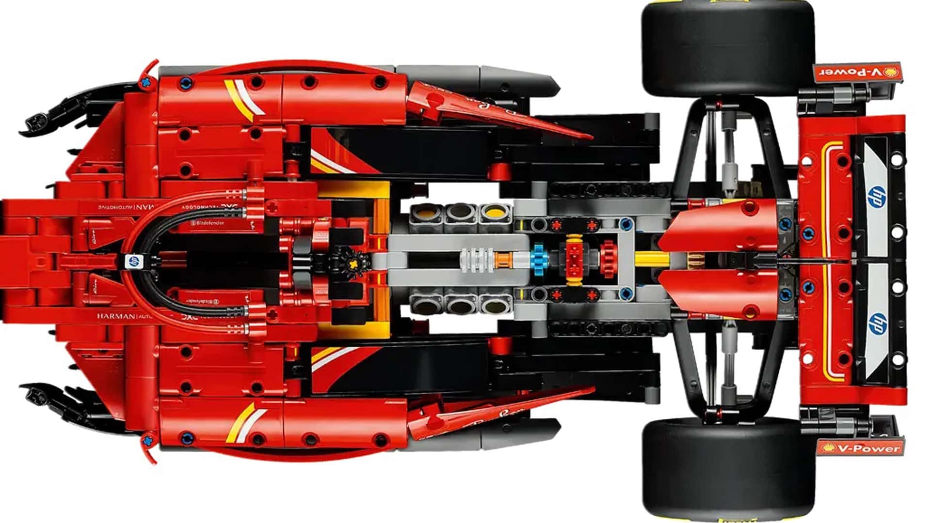 Показана коробка передач модели Ferrari SF-24 Показана коробка передач модели Ferrari SF-24