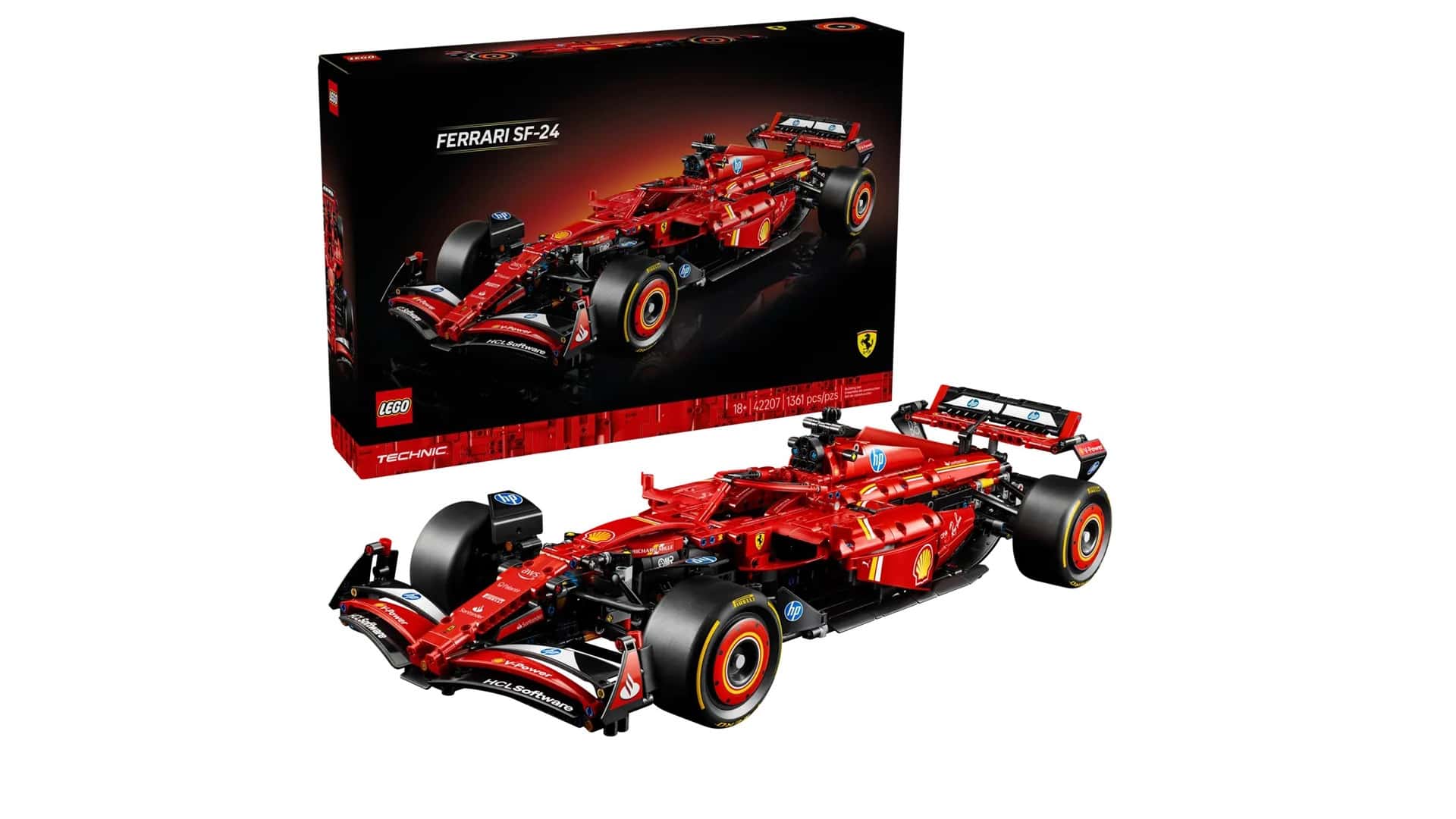 Финальный вид модели Ferrari SF-24 в масштабе 1:8 Финальный вид модели Ferrari SF-24 в масштабе 1:8