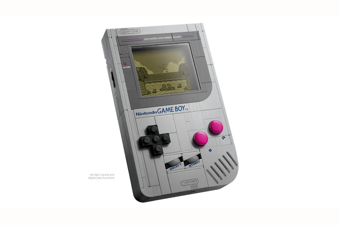 LEGO Game Boy con cartucho de Super Mario Land LEGO Game Boy con cartucho de Super Mario Land