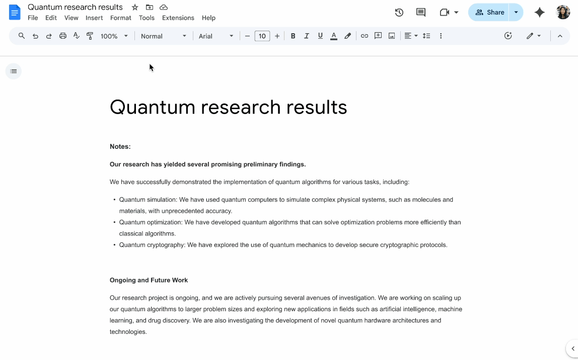 Google Docs convierte textos en versiones de audio con Gemini AI