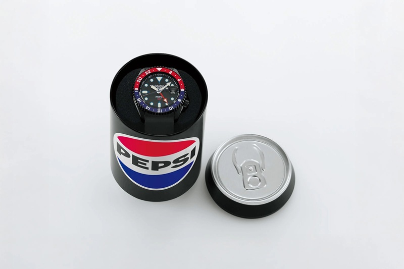 Seiko 5 Sports x Pepsi GMT diseño Seiko 5 Sports x Pepsi GMT diseño
