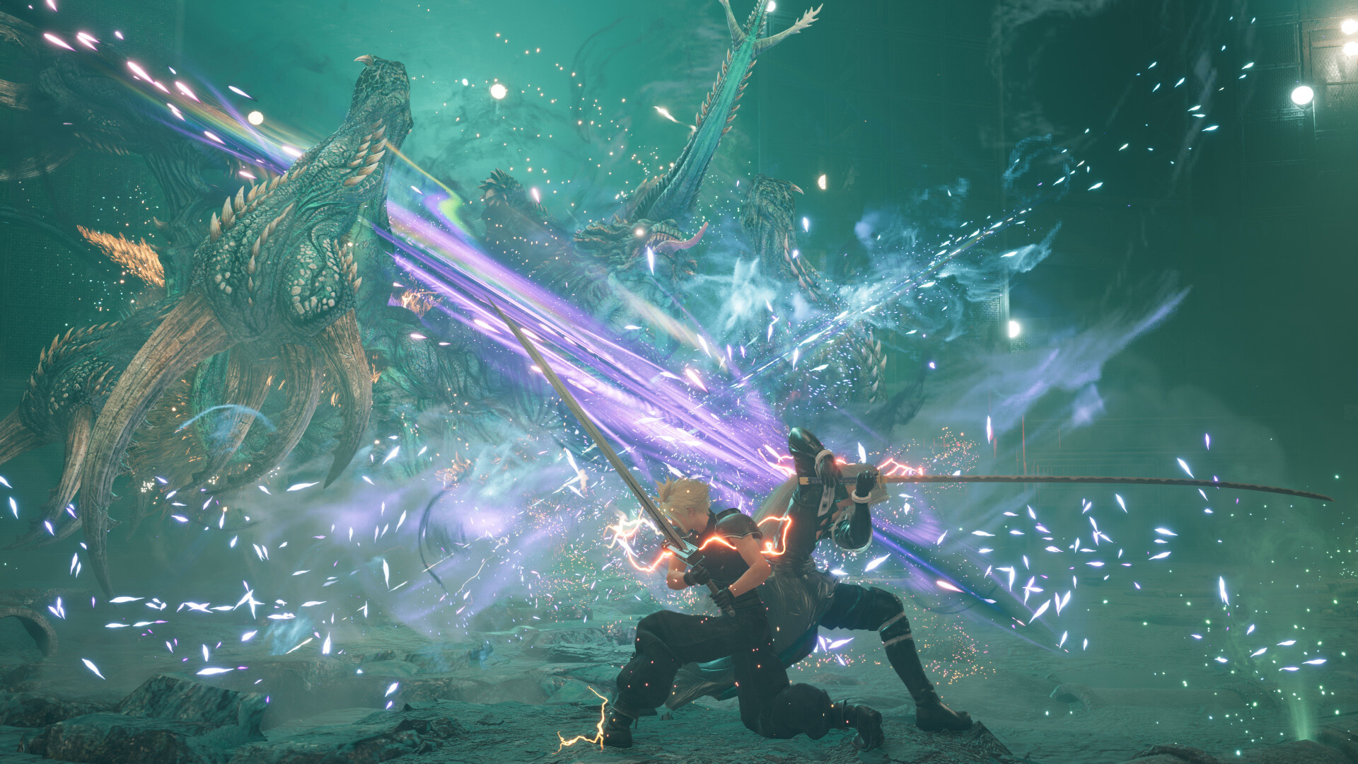 La batalla en FINAL FANTASY VII REBIRTH La batalla en FINAL FANTASY VII REBIRTH