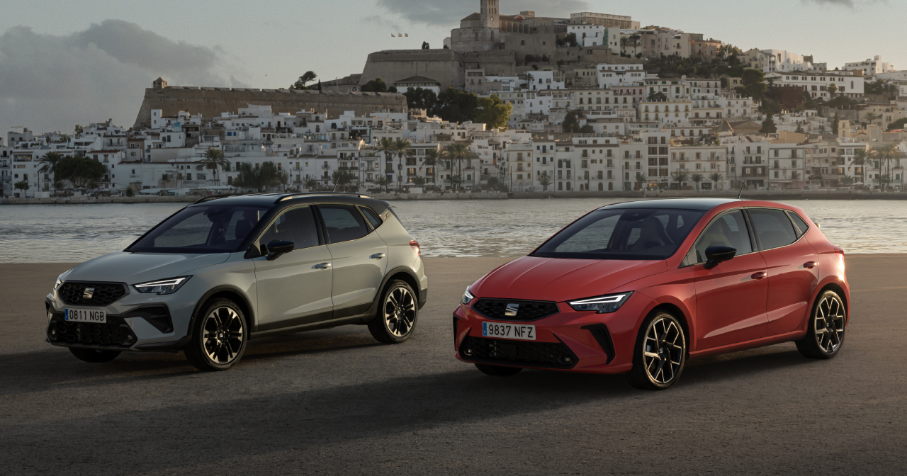 Nuevos modelos de Seat Arona e Ibiza en la carretera