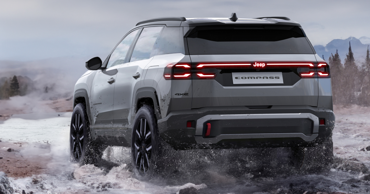 Jeep Compass 4xe side view Jeep Compass 4xe side view