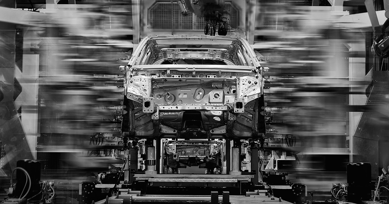 Carrocería del nuevo Jeep Compass en la fábrica de Italia La carrocería del nuevo Jeep Compass