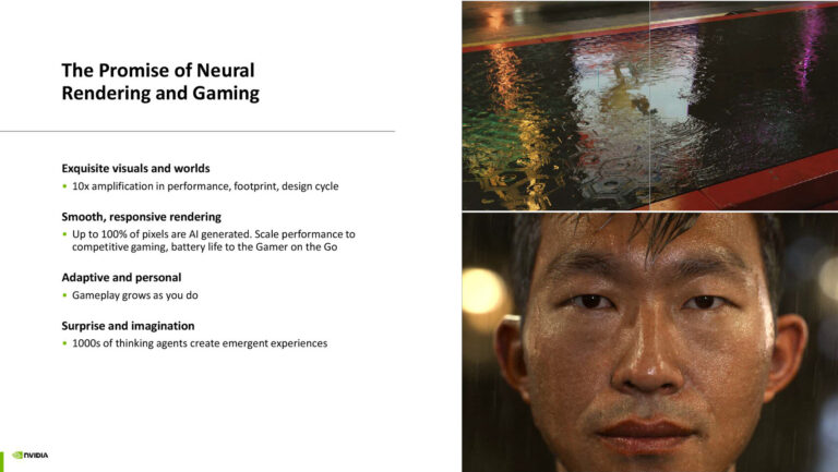 Nvidia Neural Rendering Ilustración por Nvidia Neural Rendering